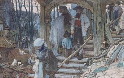 La Porta del Battesimo a Losanna, c.1861 da Matthijs Maris